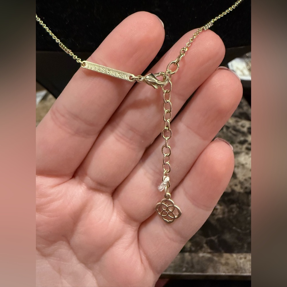 Kendra Scott Fern Gold Necklace - Picture 6 of 9